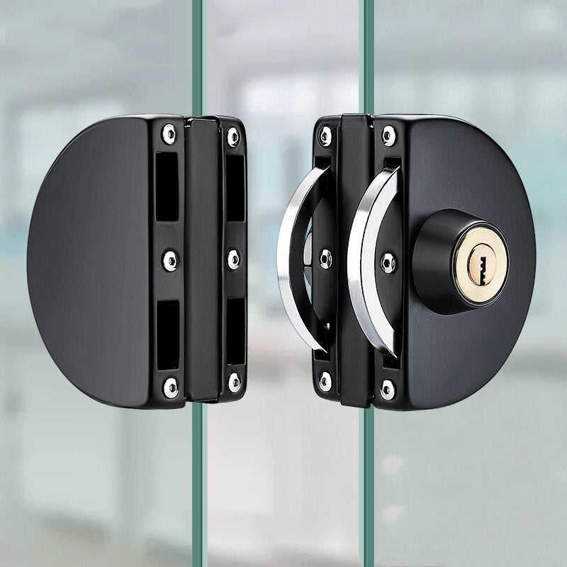 Stainless Steel Safety Glass Sliding Door Lock