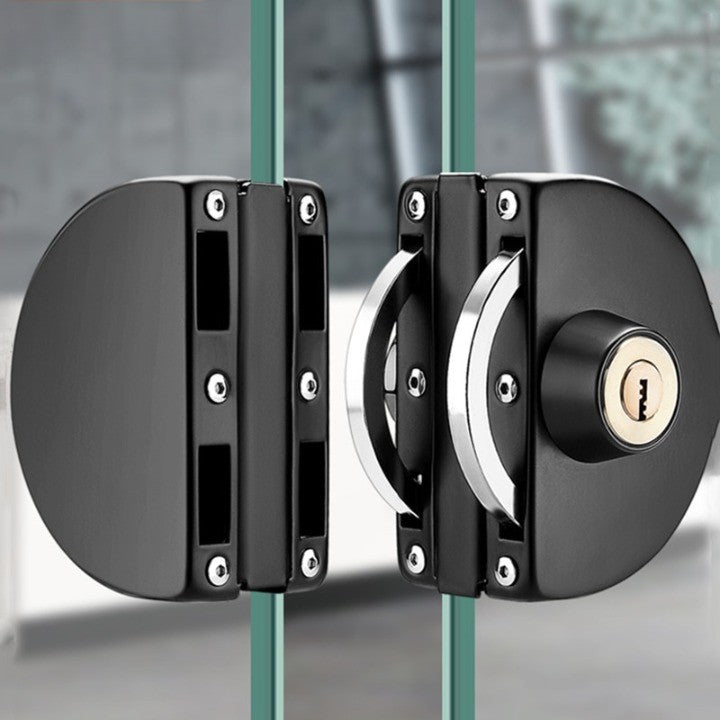 Stainless Steel Safety Glass Sliding Door Lock