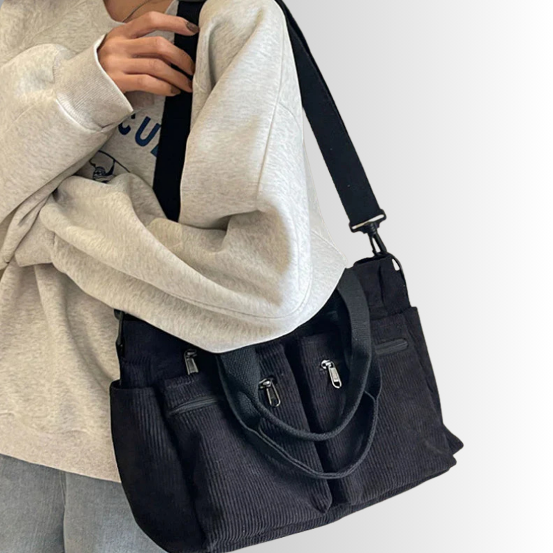 Stylish Everyday Tote Bag – Spacious Bag with Adjustable Shoulder Strap and Organizer Pockets