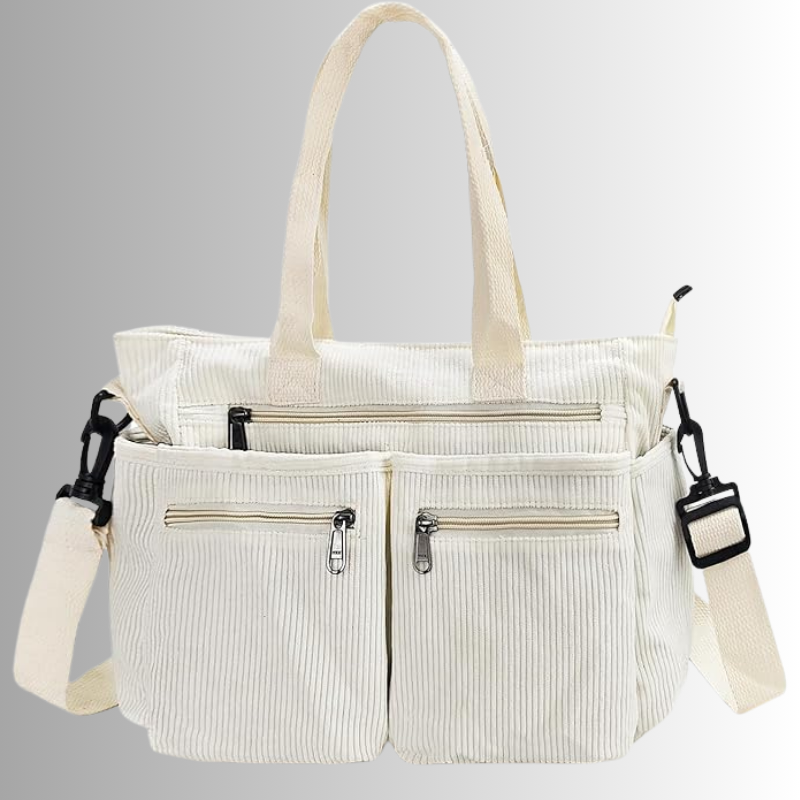 Stylish Everyday Tote Bag – Spacious Bag with Adjustable Shoulder Strap and Organizer Pockets