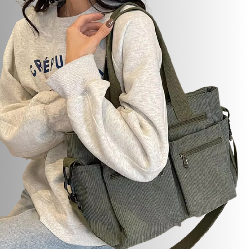 Stylish Everyday Tote Bag – Spacious Bag with Adjustable Shoulder Strap and Organizer Pockets