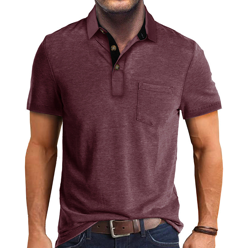 Stylish Men's Polo Shirt with Modern Collar