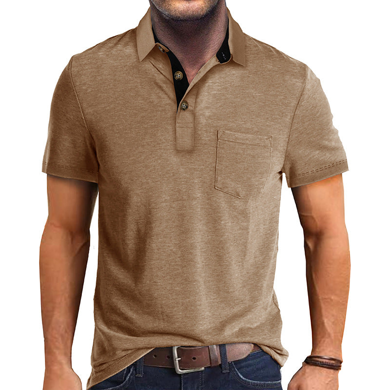 Stylish Men's Polo Shirt with Modern Collar