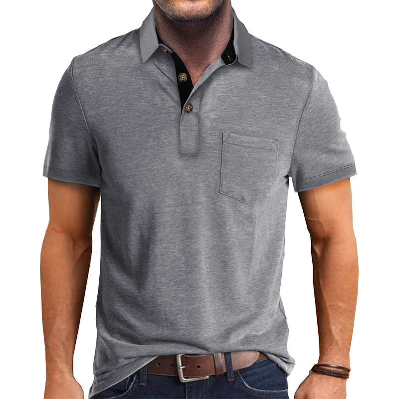 Stylish Men's Polo Shirt with Modern Collar