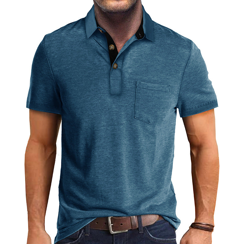 Stylish Men's Polo Shirt with Modern Collar