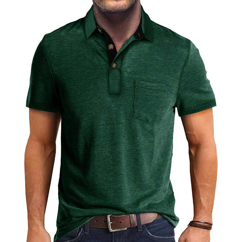 Stylish Men's Polo Shirt with Modern Collar