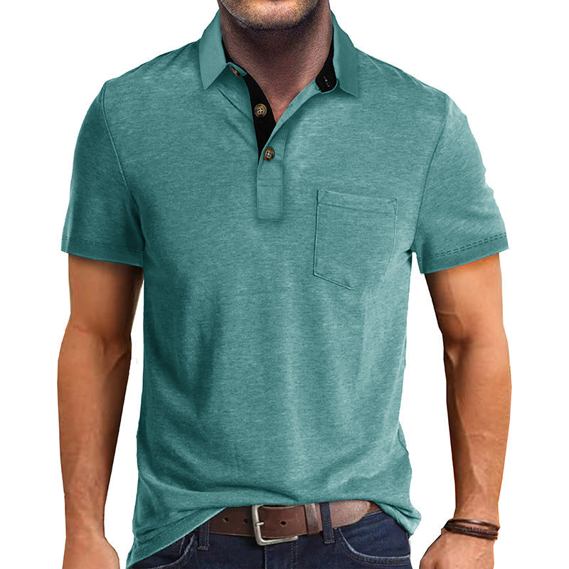Stylish Men's Polo Shirt with Modern Collar