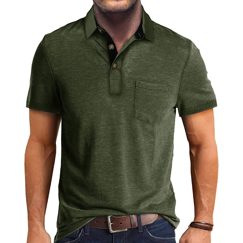 Stylish Men's Polo Shirt with Modern Collar