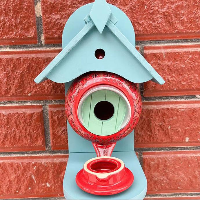 Teapot Bird Feeder