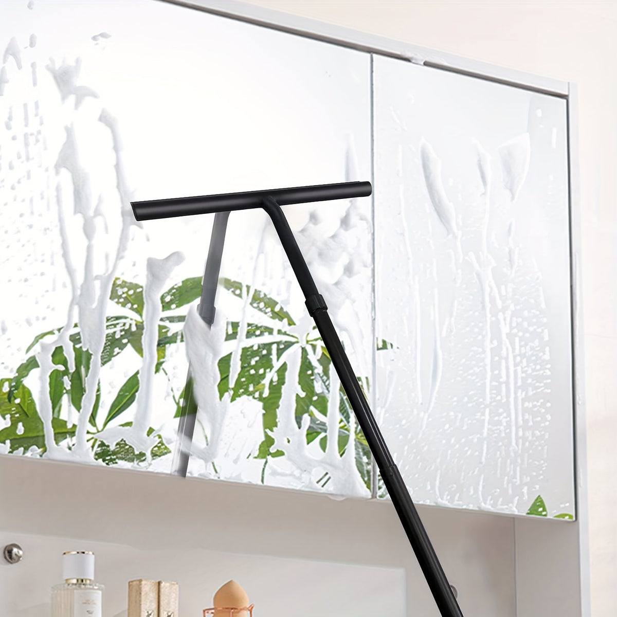 Telescopic Shower Squeegee with Extendable Handle for Effective Cleaning