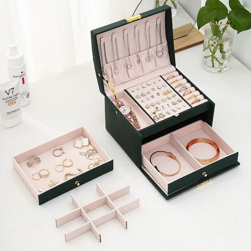 Three-Layer Jewelry Box