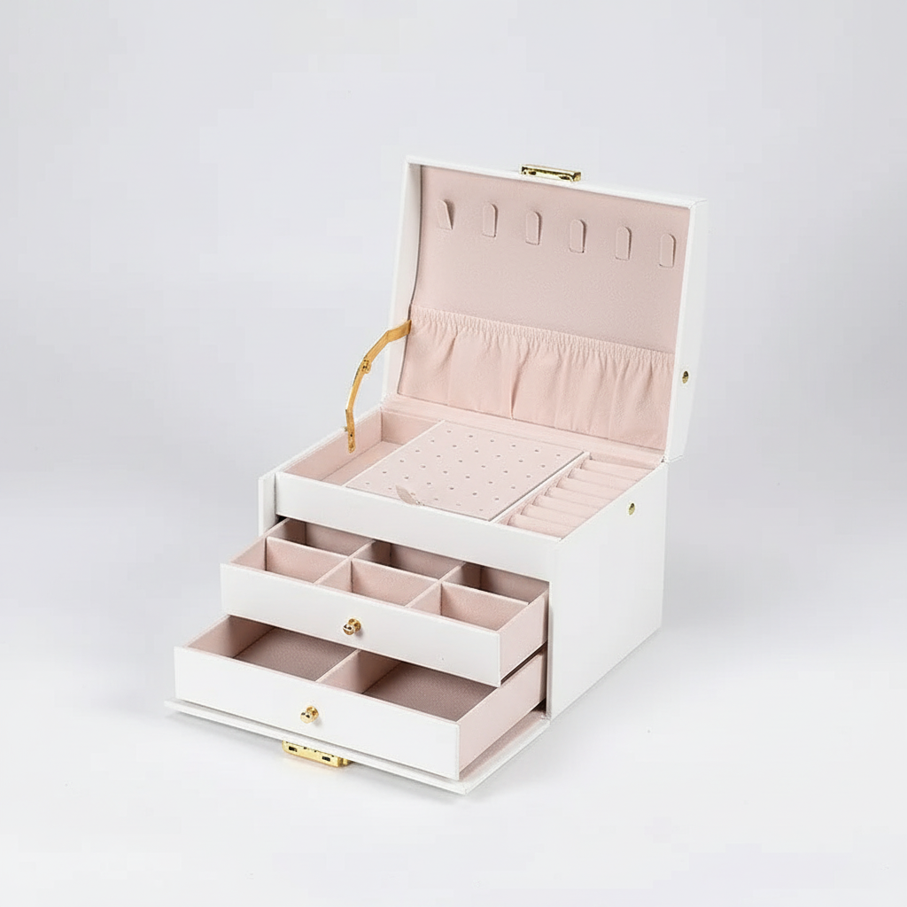 Three-Layer Jewelry Box