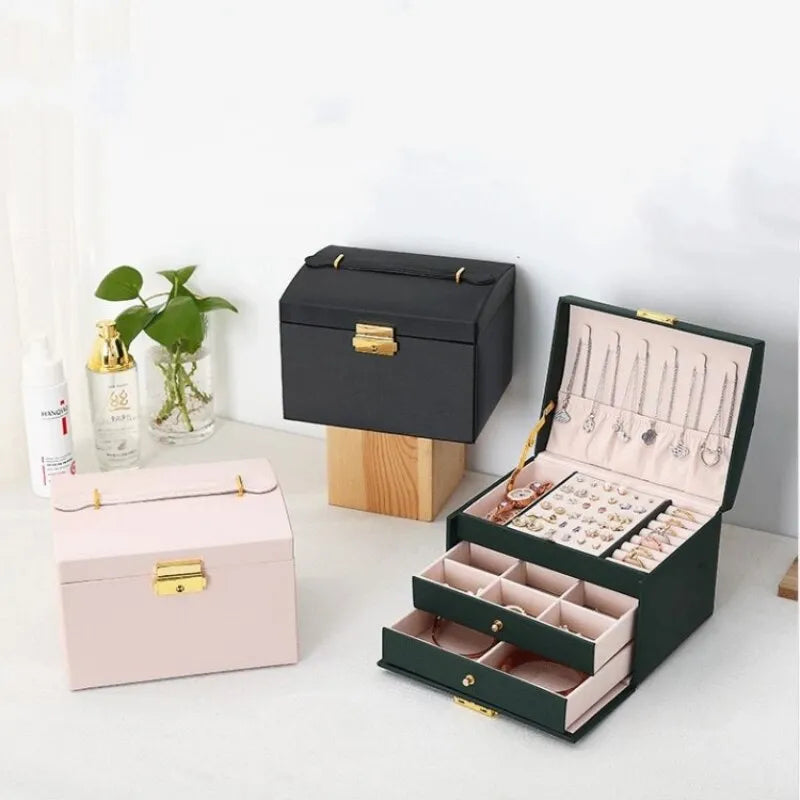Three-Layer Jewelry Box