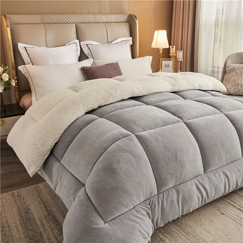 Three-Layer Warm Duvet - Thick Autumn and Winter Comforter for Bedroom or Student Room