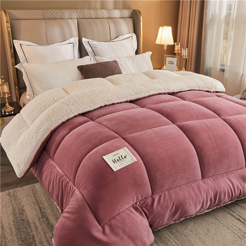 Three-Layer Warm Duvet - Thick Autumn and Winter Comforter for Bedroom or Student Room