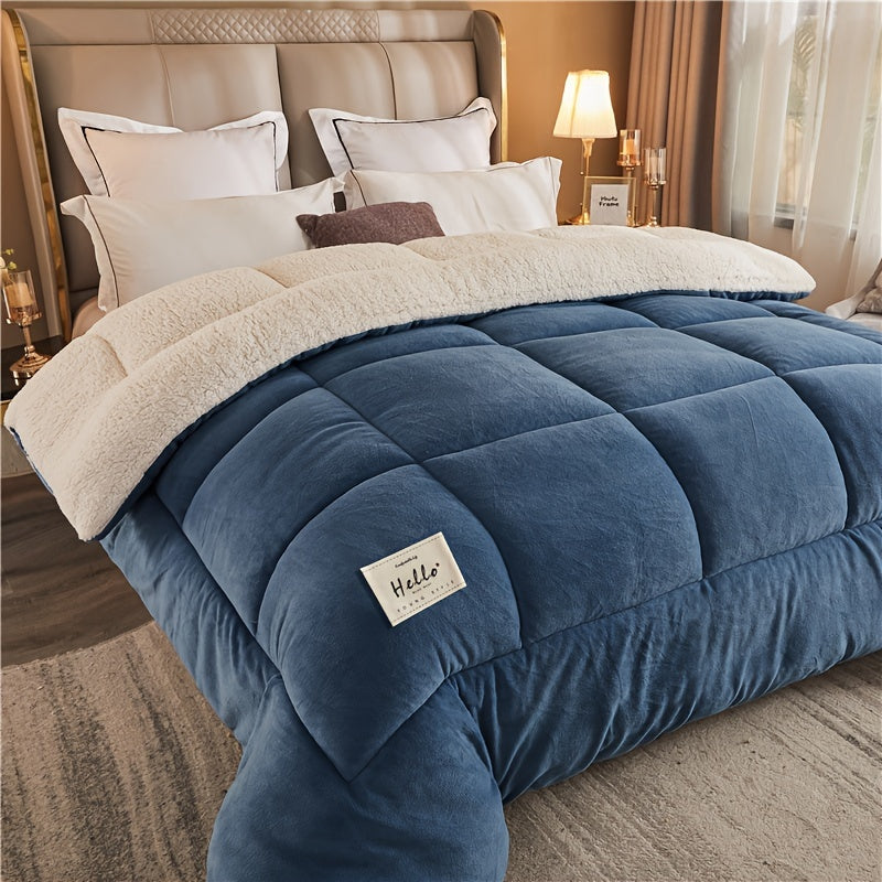 Three-Layer Warm Duvet - Thick Autumn and Winter Comforter for Bedroom or Student Room