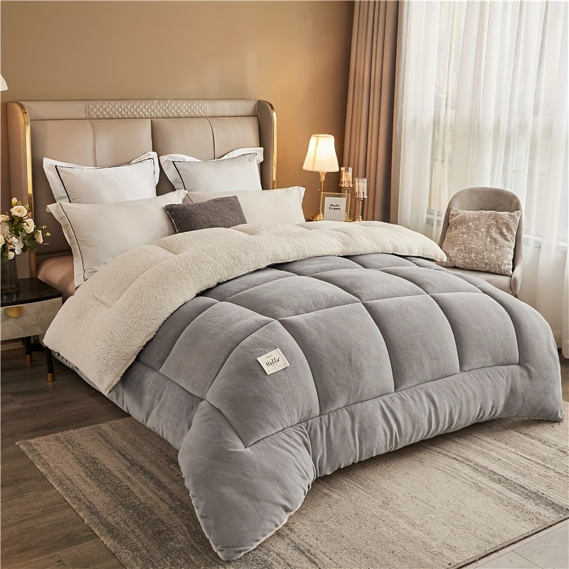Three-Layer Warm Duvet - Thick Autumn and Winter Comforter for Bedroom or Student Room