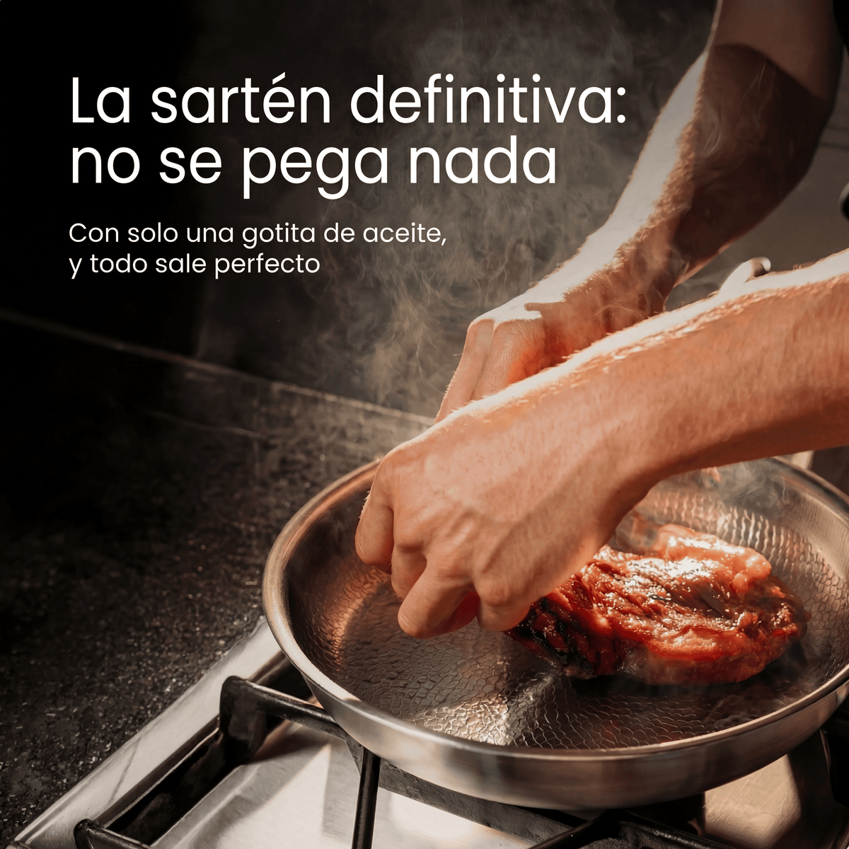 Titanium Frying Pan - Natural Non-Stick Cooking Without Chemicals
