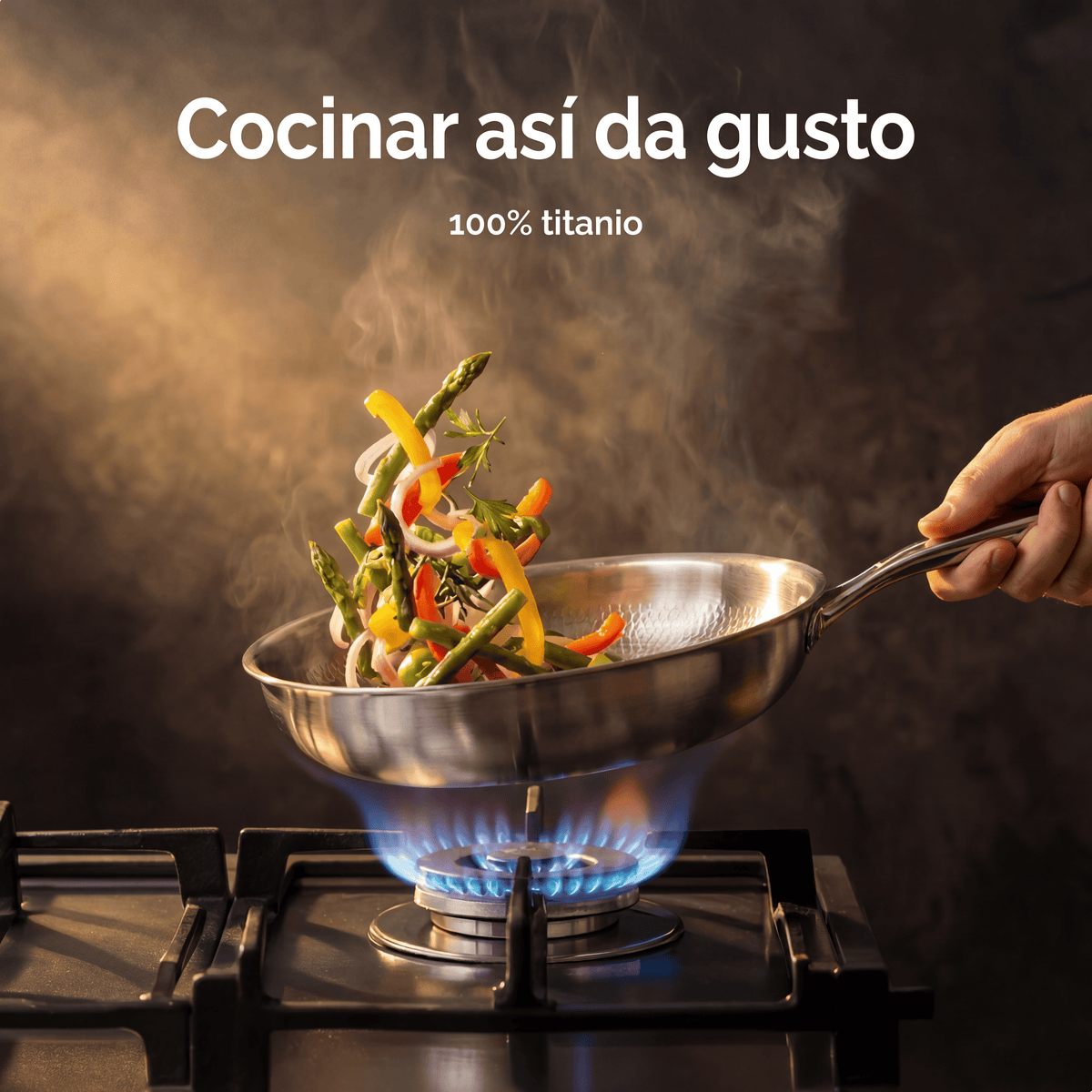 Titanium Frying Pan - Natural Non-Stick Cooking Without Chemicals