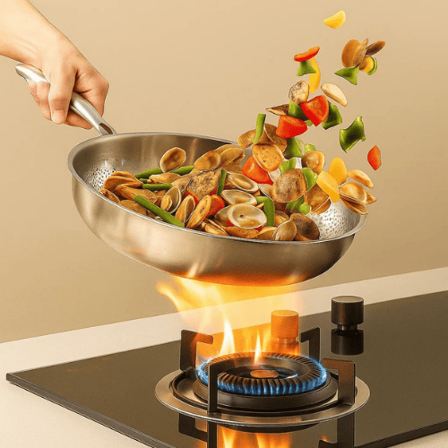 Titanium Non-Coated Pan for All Hobs