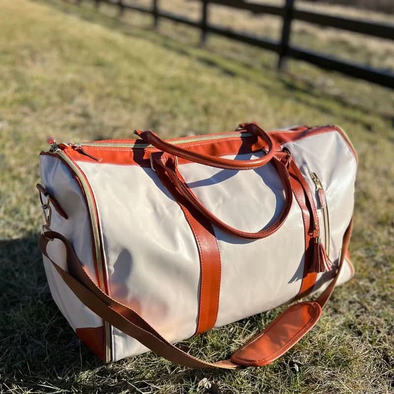Travel Duffel Bag - Foldable Garment Bag for Wrinkle-Free Travel