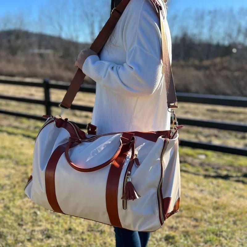 Travel Duffel Bag - Foldable Garment Bag for Wrinkle-Free Travel