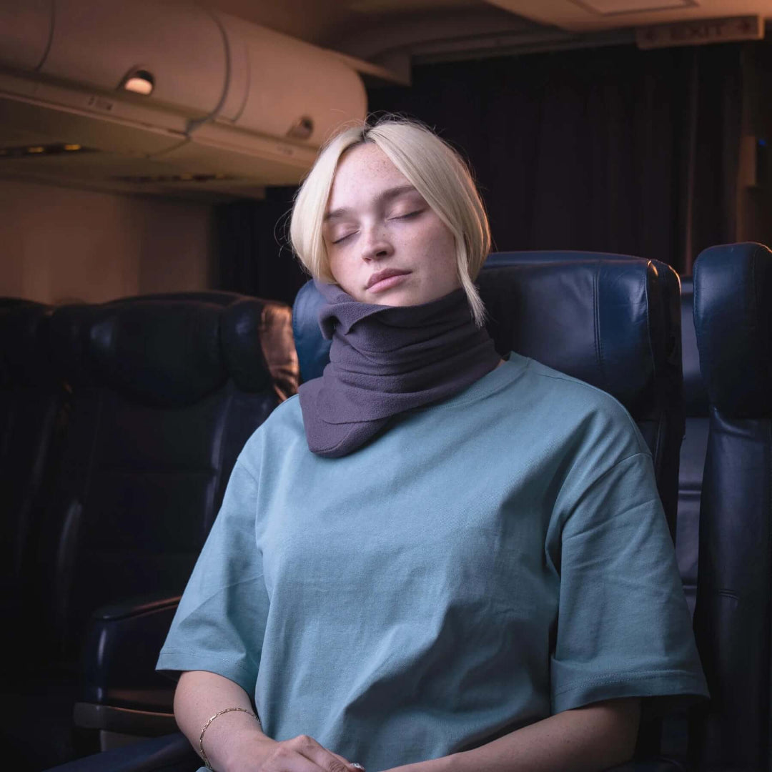 Travel Neck Pillow Wrap Support Cushion for Airplane and Car