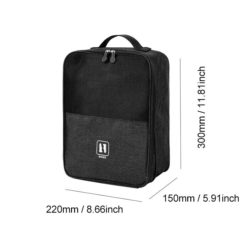 Travel Shoe Bag for 3 Pairs of Shoes