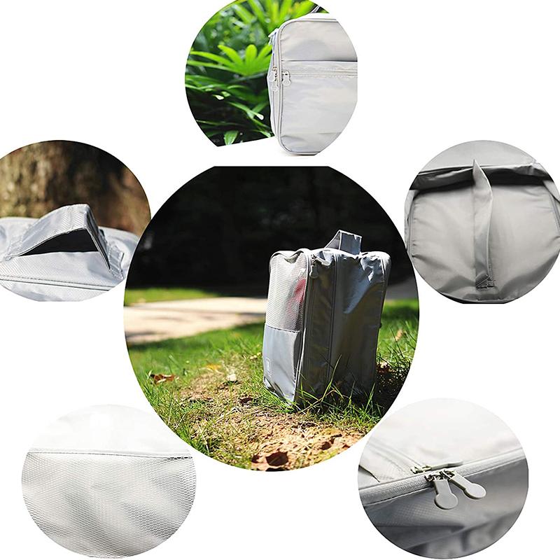 Travel Shoe Bag for 3 Pairs of Shoes