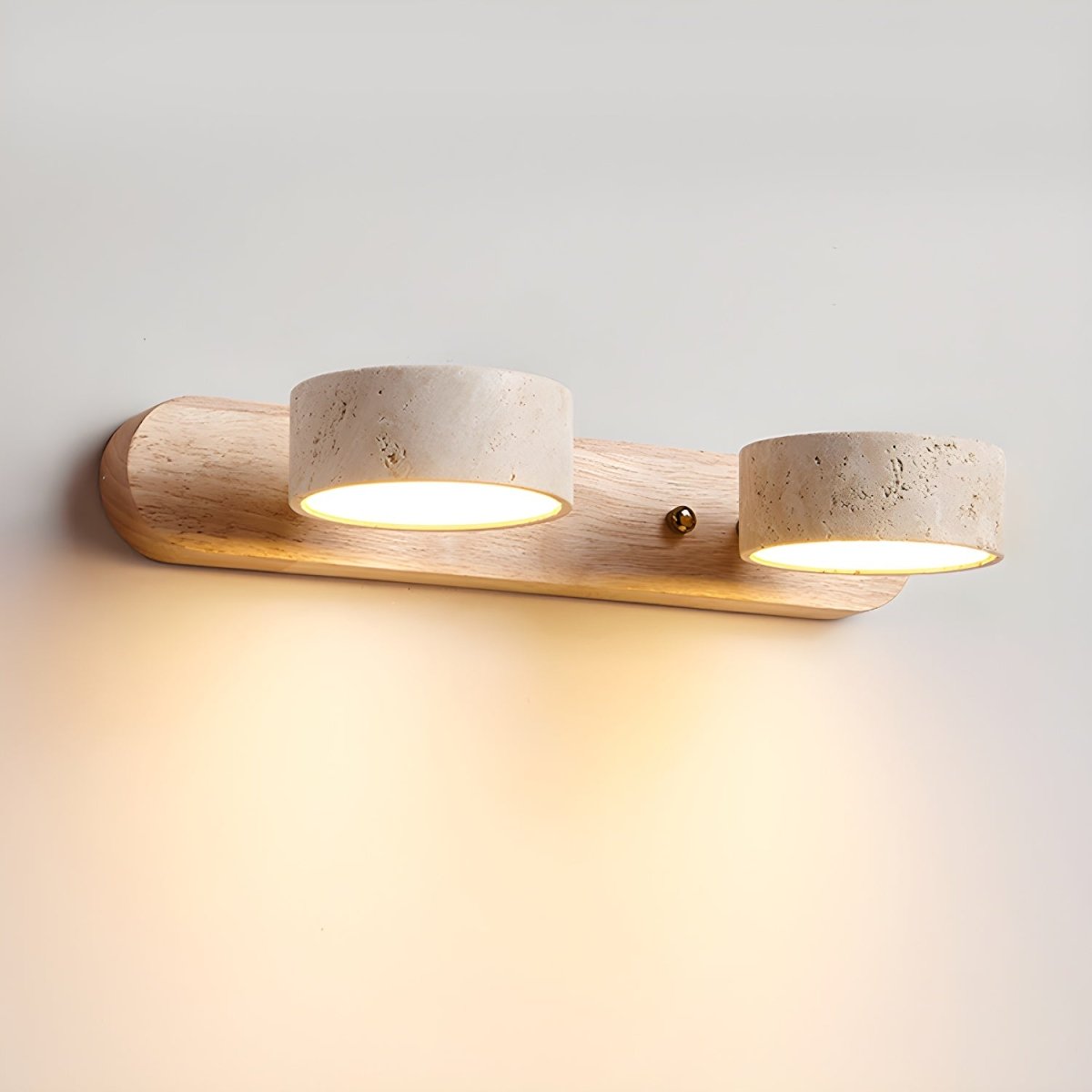 Travertine LED Wall Light for Architectural Luxury