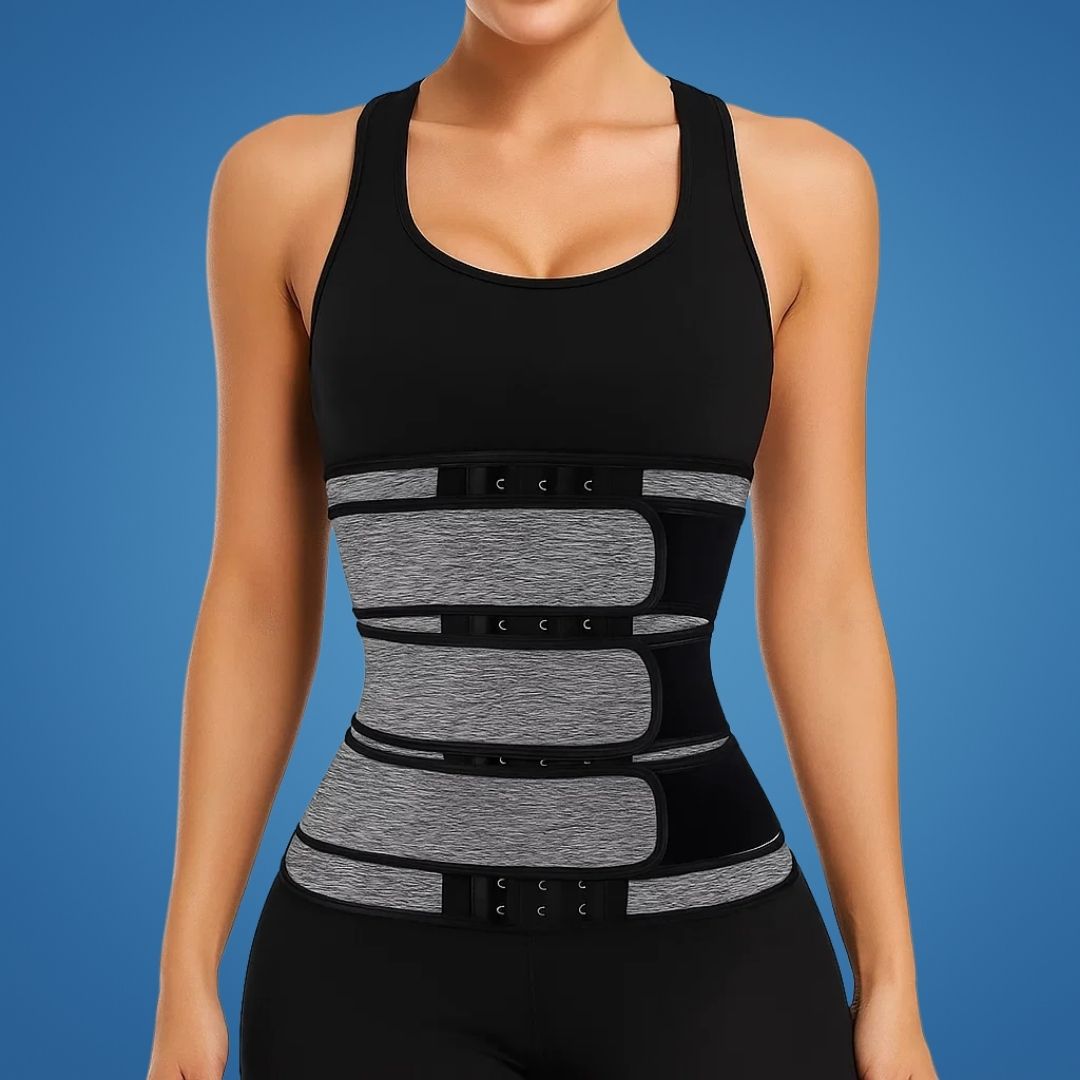 Triple Compression Waist Belt in Breathable Neoprene for Post-Workout and Postpartum Use
