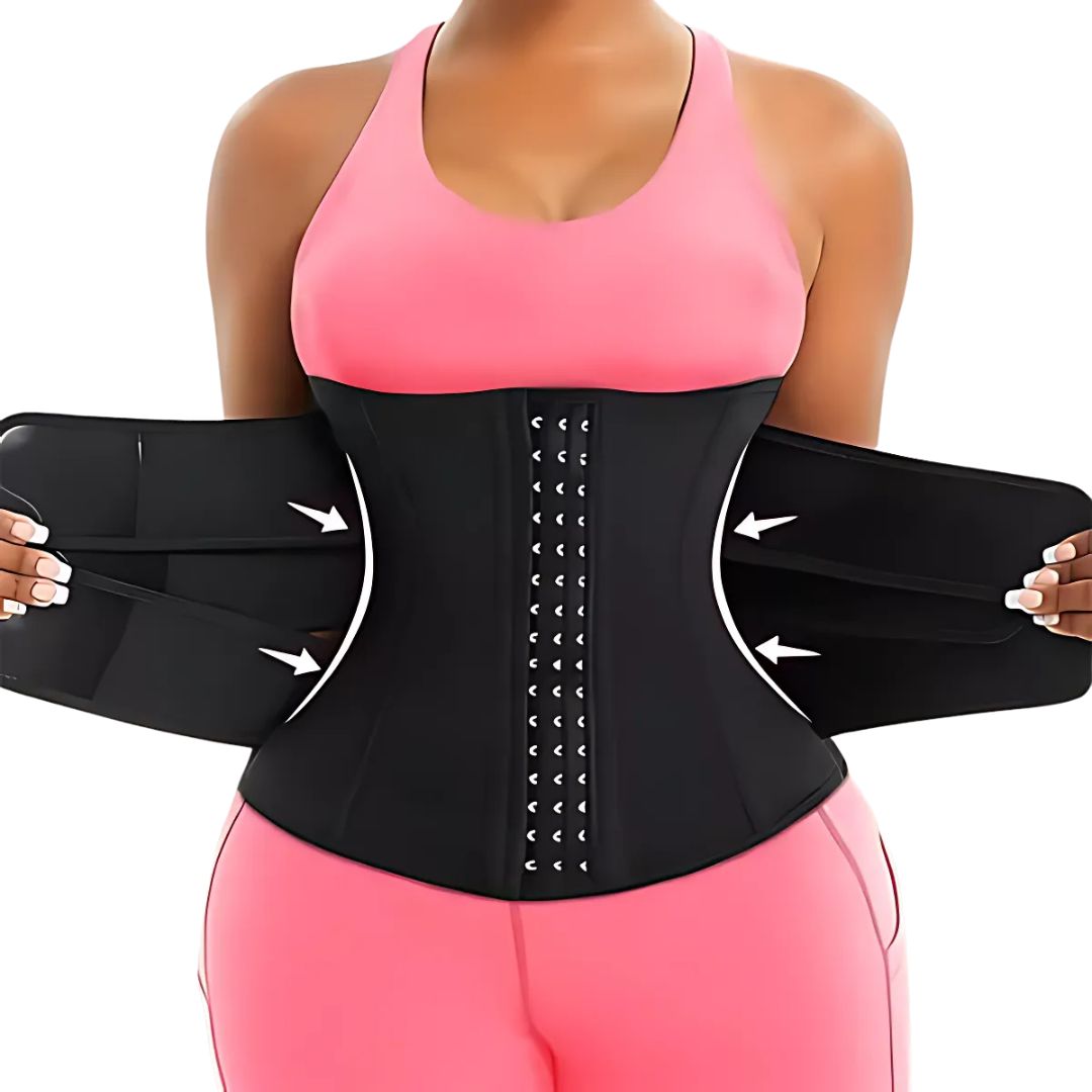 Triple Compression Waist Belt in Breathable Neoprene for Post-Workout and Postpartum Use