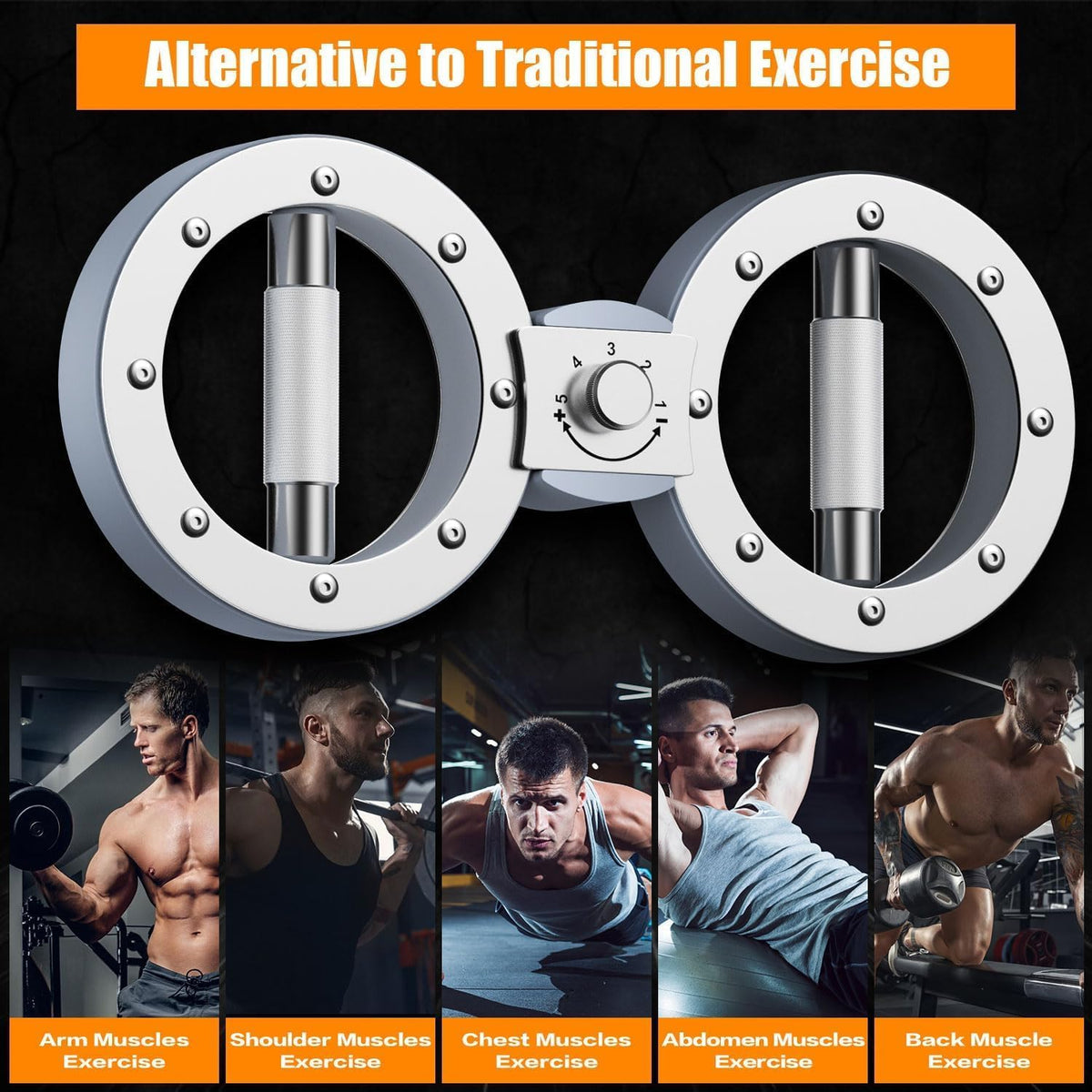 Twister Arm Exerciser with Adjustable 12 lb Resistance and 360° Rotation