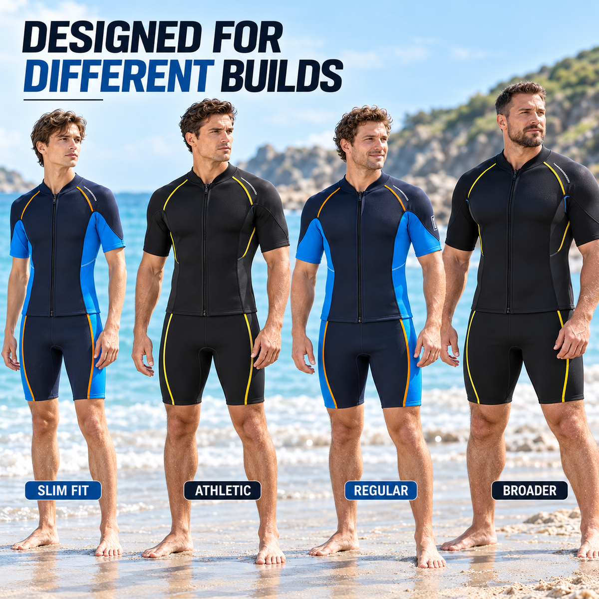 Two-Piece Short Wetsuit