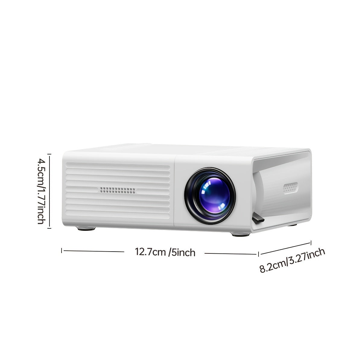 Ultra-Bright 3000-Lumen Mini Projector – Portable, HDTV & USB for Home Cinema & Outdoor Use