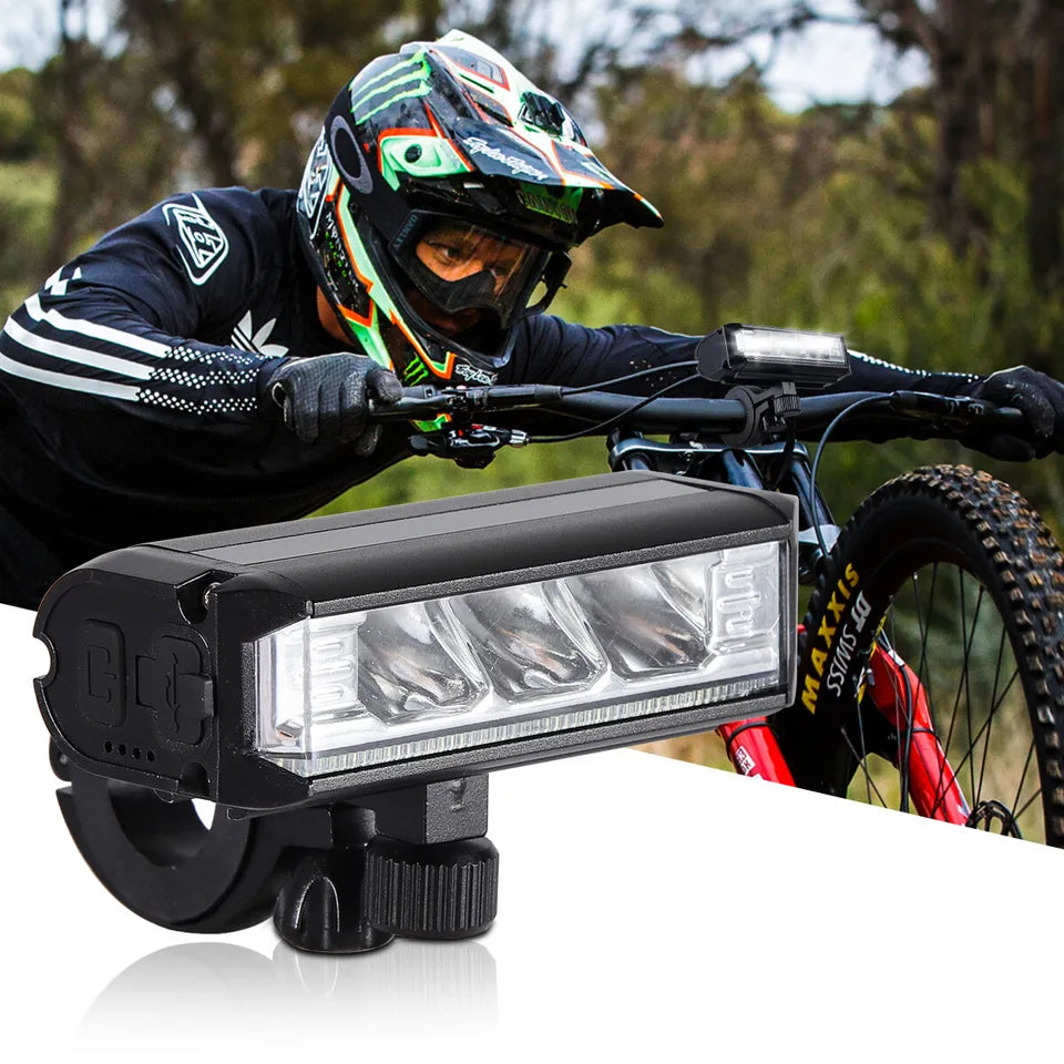 Ultra-Bright Waterproof LED Bike Light with Adjustable Brightness and Multiple Modes