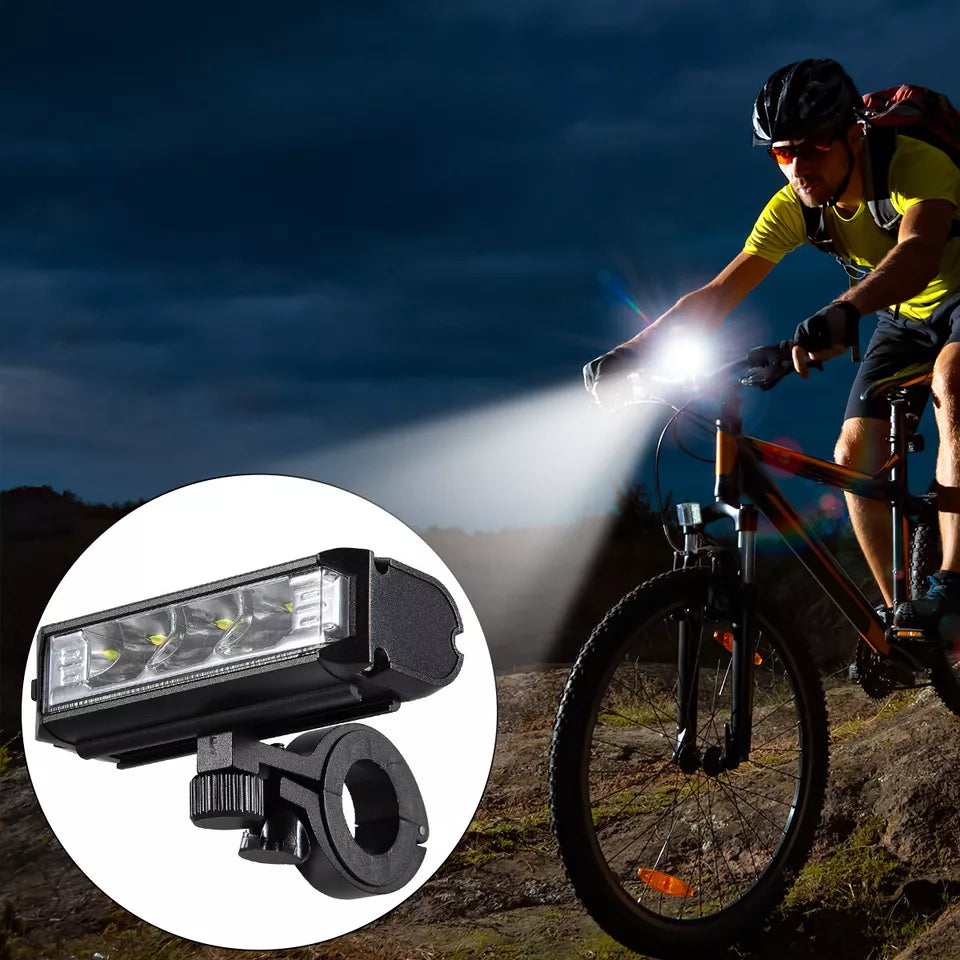 Ultra-Bright Waterproof LED Bike Light with Adjustable Brightness and Multiple Modes