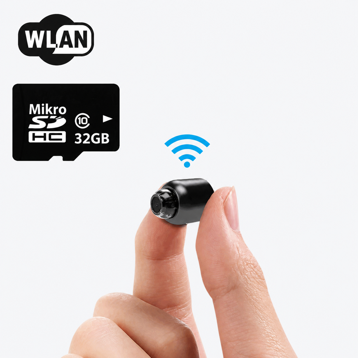 Ultra-Small Wi-Fi Security Camera with Night Vision