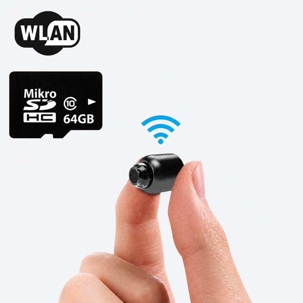 Ultra-Small Wi-Fi Security Camera with Night Vision