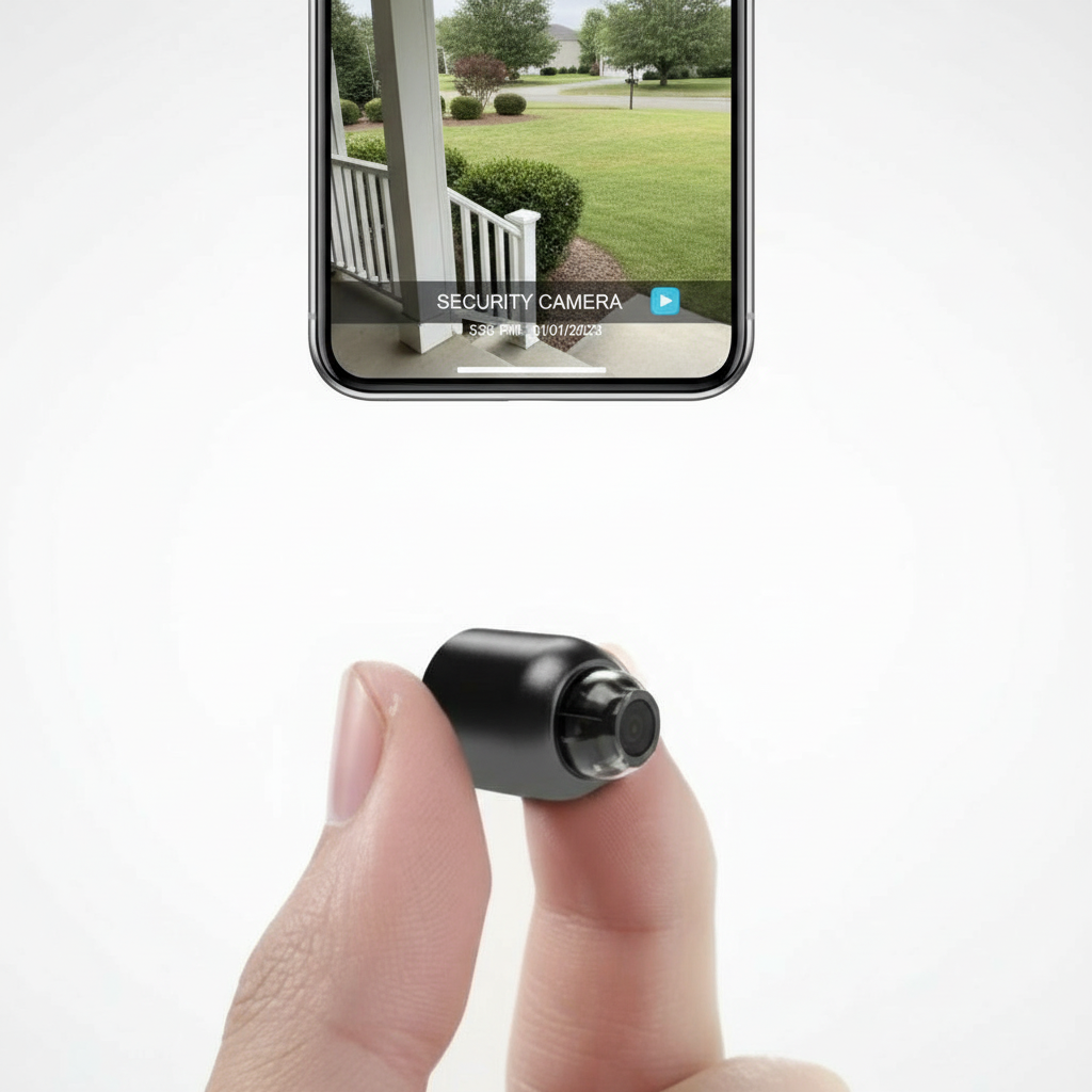Ultra-Small Wi-Fi Security Camera with Night Vision