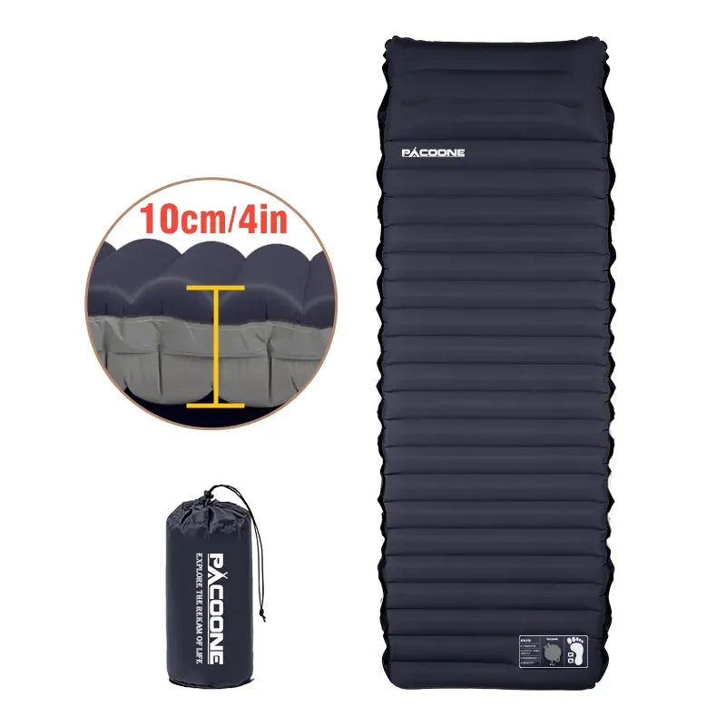 Ultralight Self-Inflating Camping Mattress with Built-In Pump