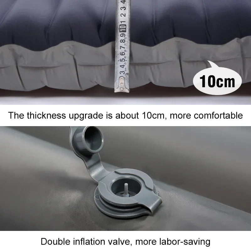 Ultralight Self-Inflating Camping Mattress with Built-In Pump