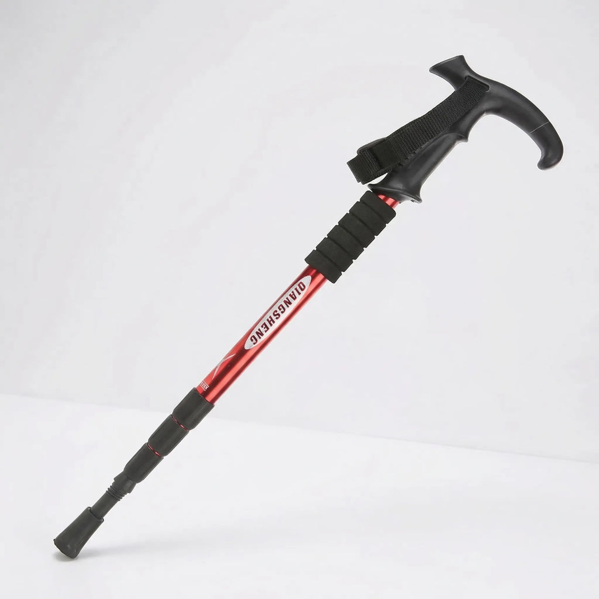 Unisex 4-Section Telescopic Folding Trekking Pole for Hiking