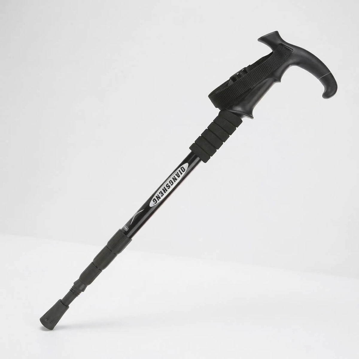 Unisex 4-Section Telescopic Folding Trekking Pole for Hiking