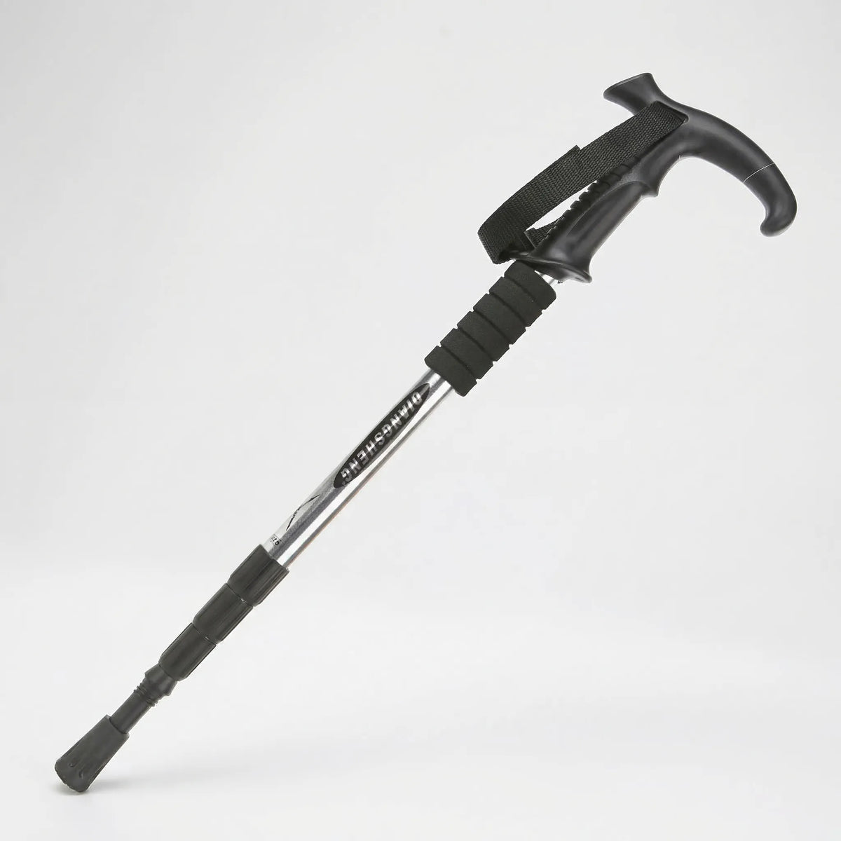Unisex 4-Section Telescopic Folding Trekking Pole for Hiking