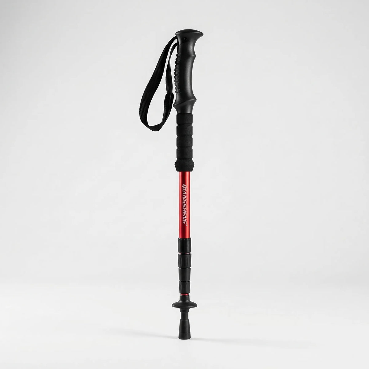 Unisex 4-Section Telescopic Folding Trekking Pole for Hiking