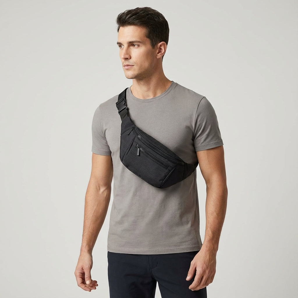 Unisex Adjustable Crossbody Sling Bag for Travel & Daily Use