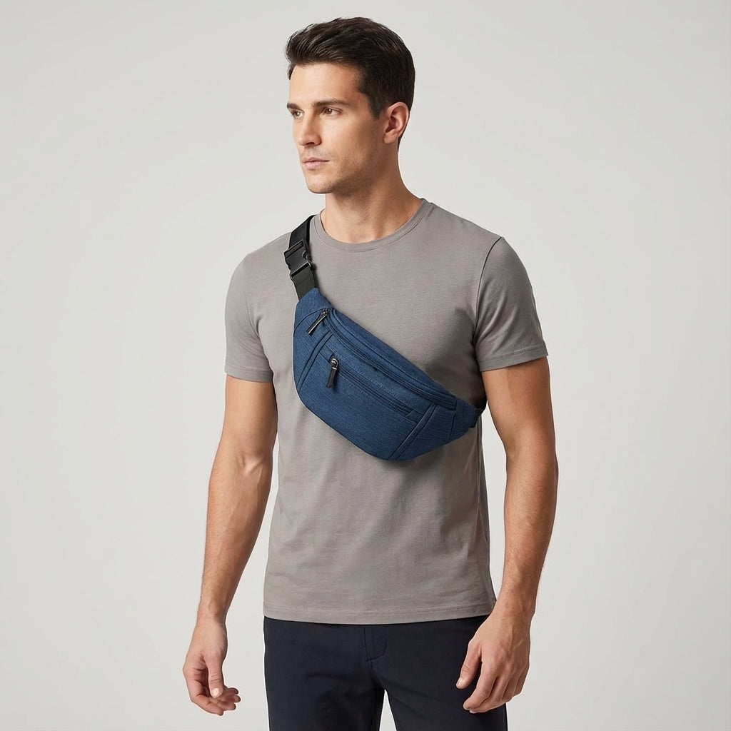Unisex Adjustable Crossbody Sling Bag for Travel & Daily Use