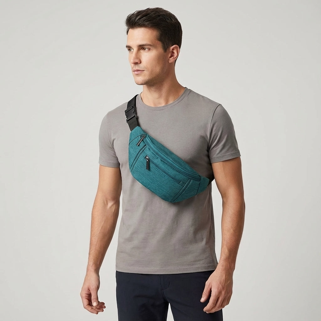 Unisex Adjustable Crossbody Sling Bag for Travel & Daily Use