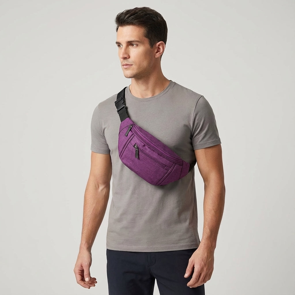 Unisex Adjustable Crossbody Sling Bag for Travel & Daily Use